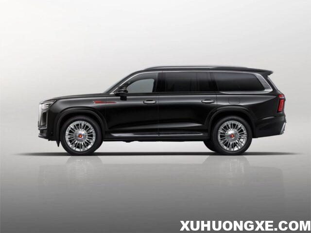 Thân xe Hongqi LS7 2023 vãm vỡ.