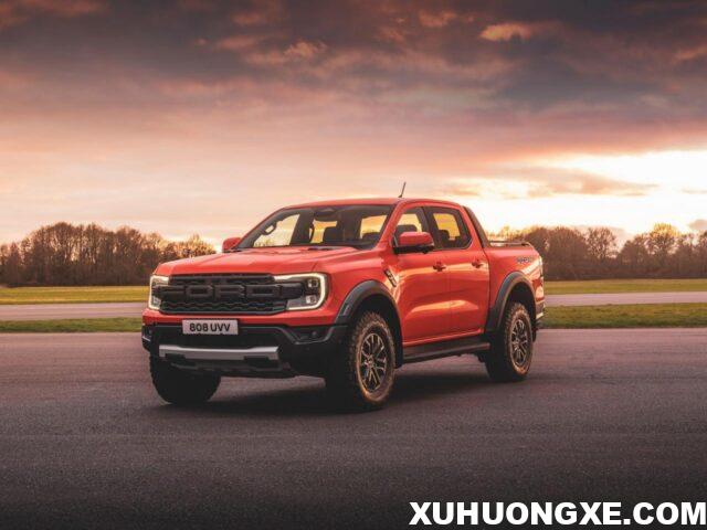 Ford Ranger Raptor 2023 với ngoại hình hầm hố.