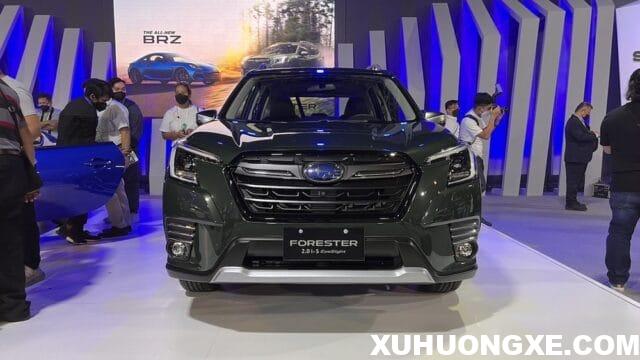 Subaru Forester 2023 có phần đầu thay đổi nhẹ.