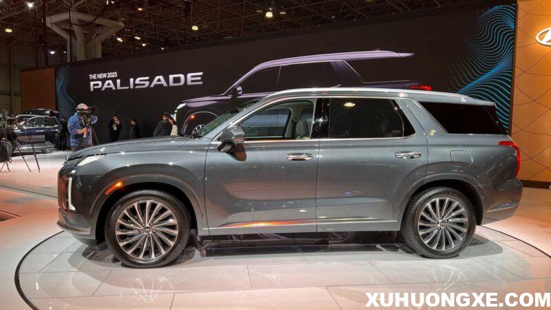 Thân xe Hyundai Palisade 2023.