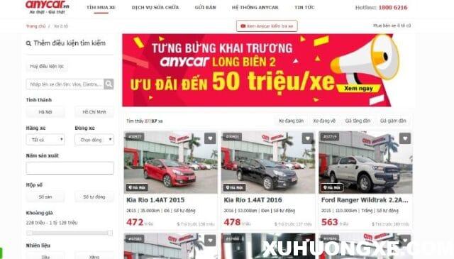 Top 10 trusted websites to buy/sell used and new cars in Vietnam